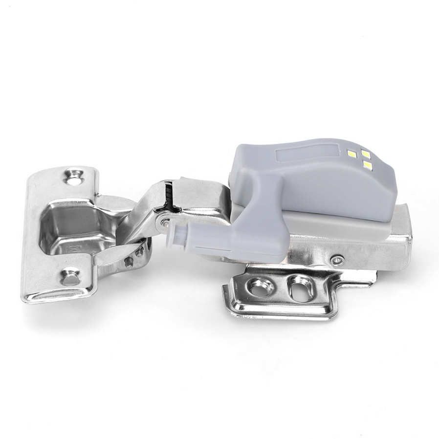 LED Door Hinge Damper Soft Buffer Close for Cabinet Cupboard Furniture Hardware