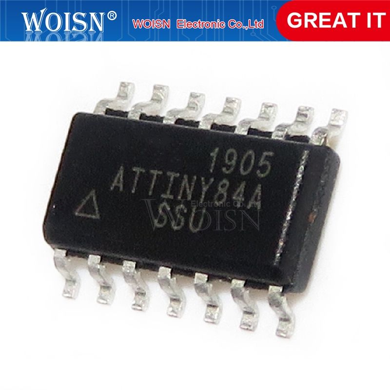 1pcs/lot ATTINY84A-SSU ATTINY84A-U ATTINY84A ATTINY84A-SSF ATTINY84 SOP-14 New  In Stock