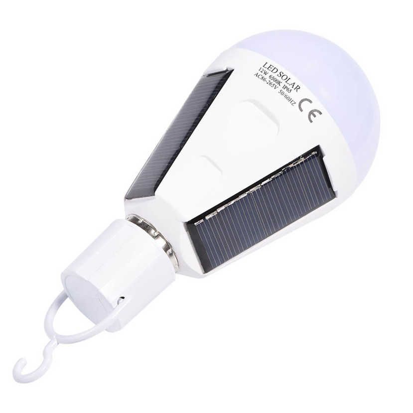 Waterproof Solar Panel LED Bulb for Camping Sailing Fishing Car Repair