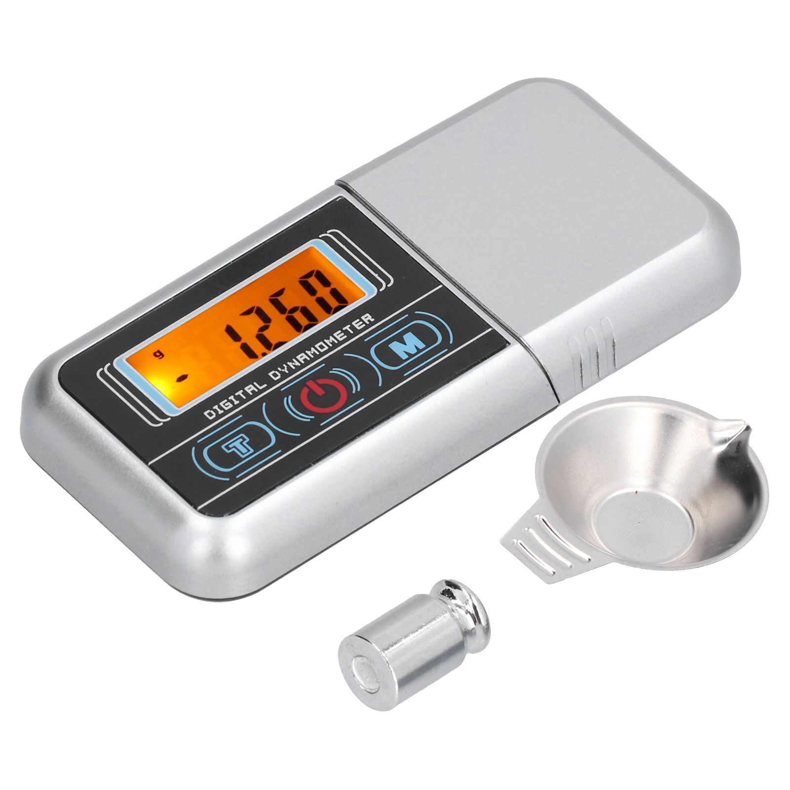 Turntable Force Scale High Precise 100g/0.005g LCD Digital Dynamometer ABS