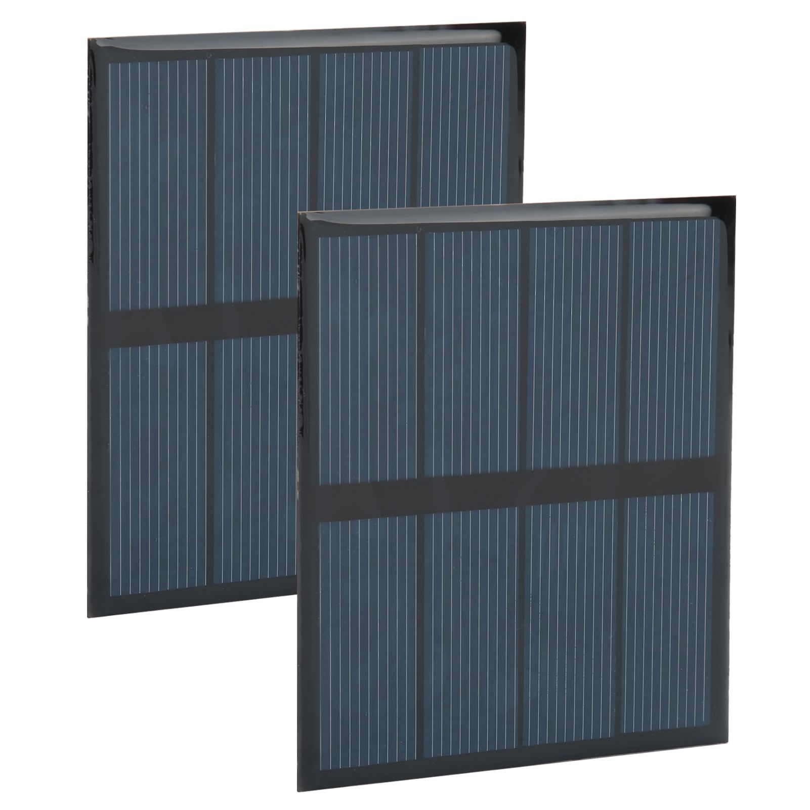 2Pcs Solar Panel Module 0.6W 2V DIY Portable Polycrystalline Silicon Ch GP
