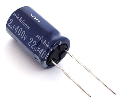22uf 400v Radial Electrolytic Capacito (2 Pieces)