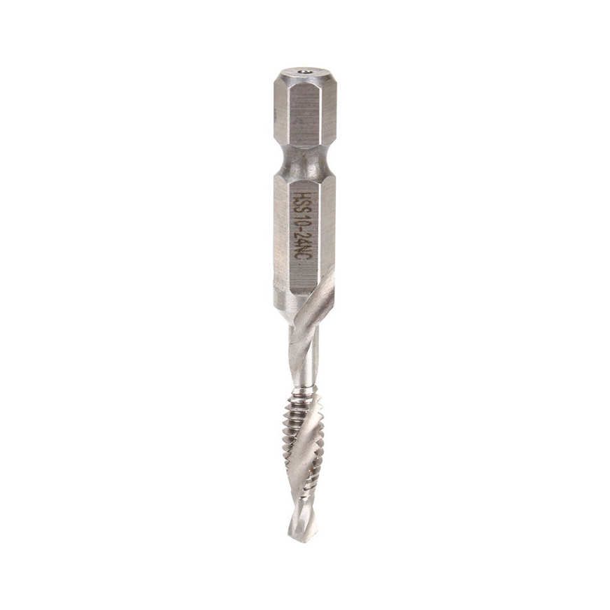 6Pcs Hex Shank Combination Drill Bits Spiral Self Tapping Drilling Screws