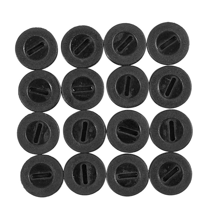JAERBEE 16 Pieces 16mm Diameter Motor Plastic Carbon Brush Holder Caps Cover