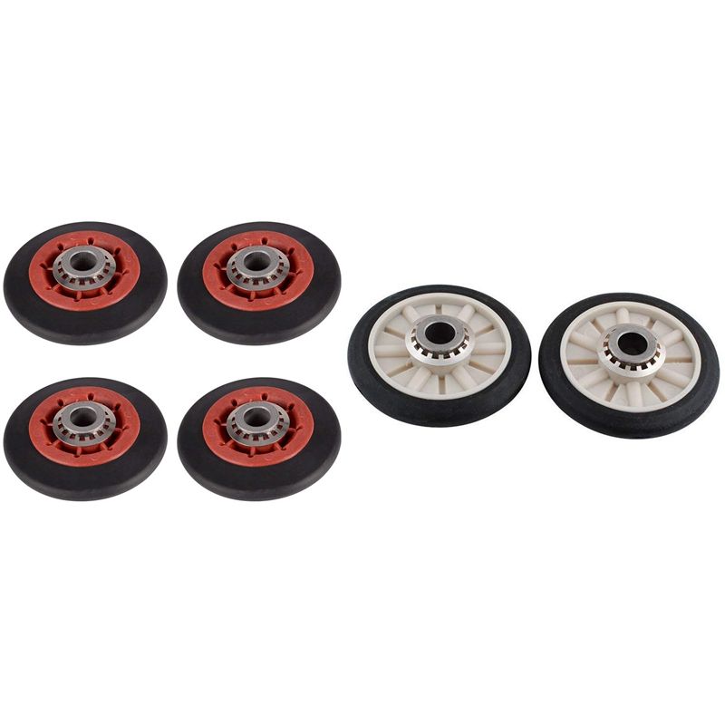 2 Set Dryer Drum Roller Fit for Whirlpool 8536974 & 349241T