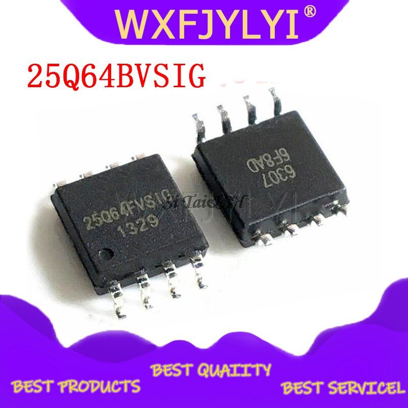 10piece 25Q64BVSIG 25Q64BVSSIG W25Q64BVSIG 25Q64 BVSIG sop-8 laptop chip