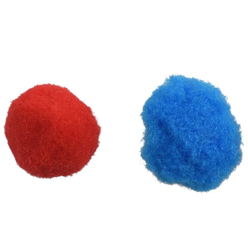 100 Pcs xed Color Soft Fluffy Pompoms for kids Crafts, 30mm