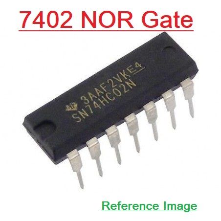 7402 SN74HC02N 74HC02 74LS02 NOR Gate Dual In Package DIP 14 Pin IC Electrical Circuitry & Parts