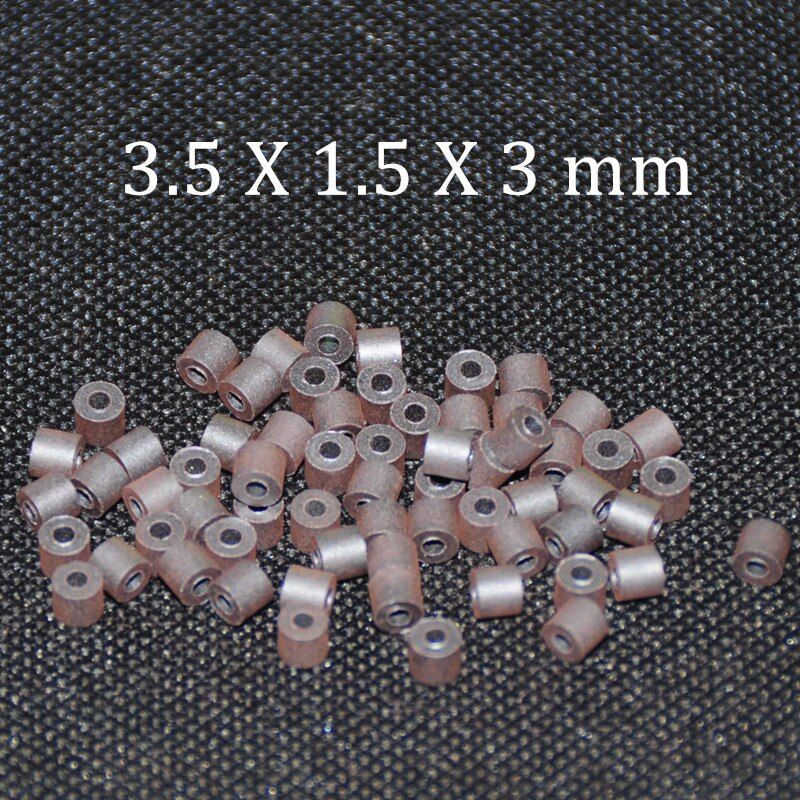 50pcs Ferrite Core EMI Filter 3.5X1.5X3 mm Cores Ring Anti-Parasitic Toroide Toroidal Bead Coil Ferrites Ferrous Suppression