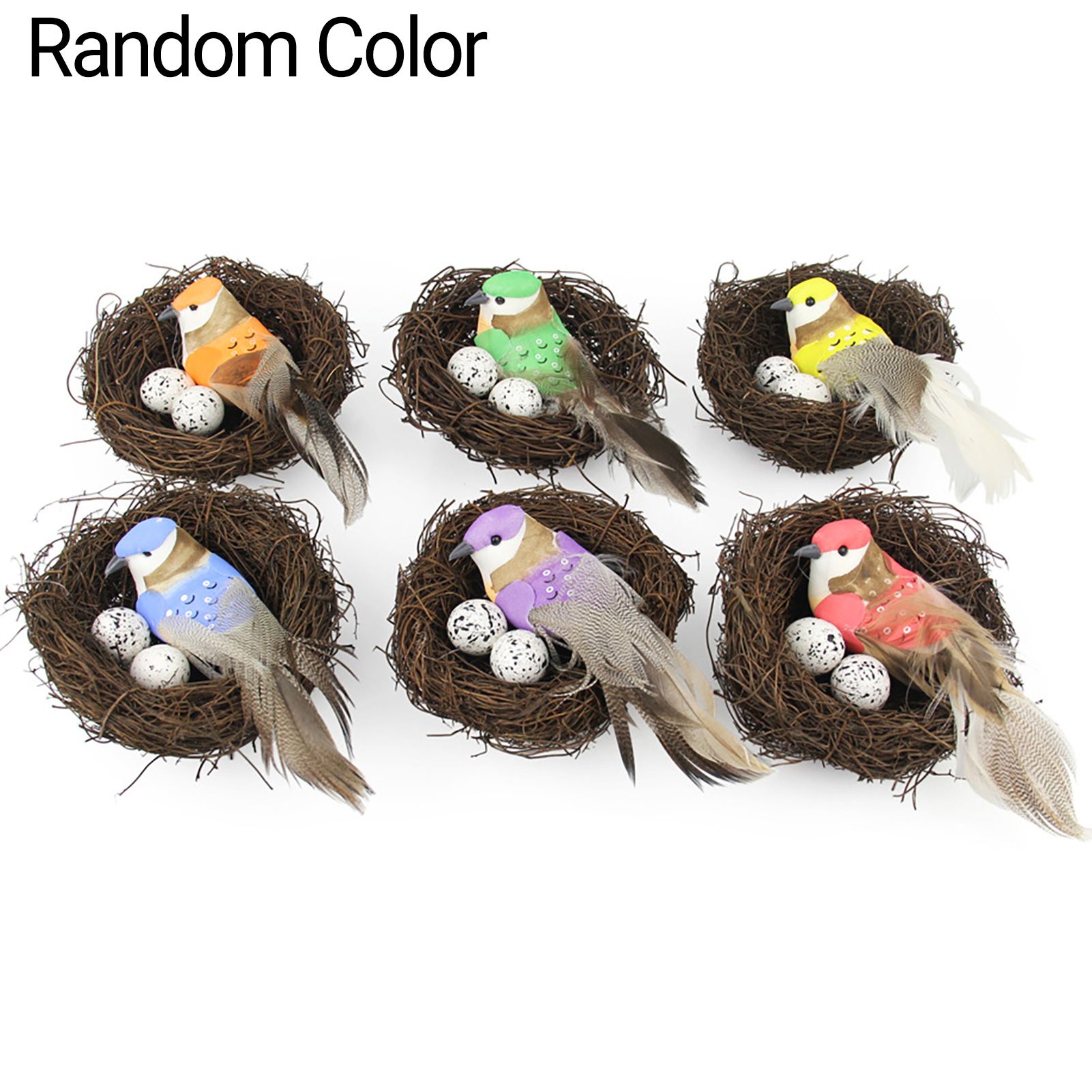 Nest Sculpture Handcrafted istic Artificial Bird Nest
