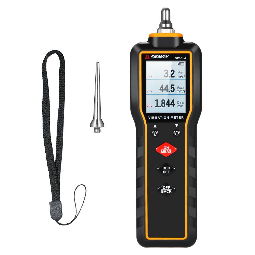 Portable Vibration Meter Vibration Measure Tool Vibrometer Handheld Vibration Meter Digital Vibration Meter Vibration Measure Tester Gauge