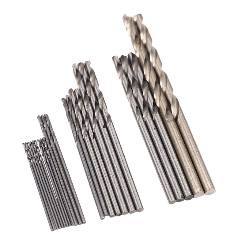 25Pc 0.5-3.0Mm Set Of Miniature Straight Shank Small Twist Drill Set