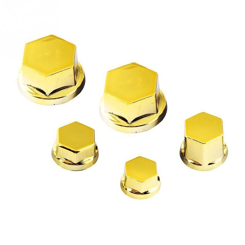 Motorcycle Nut Bolt Screw Cover Cap or Nut Cap - Red