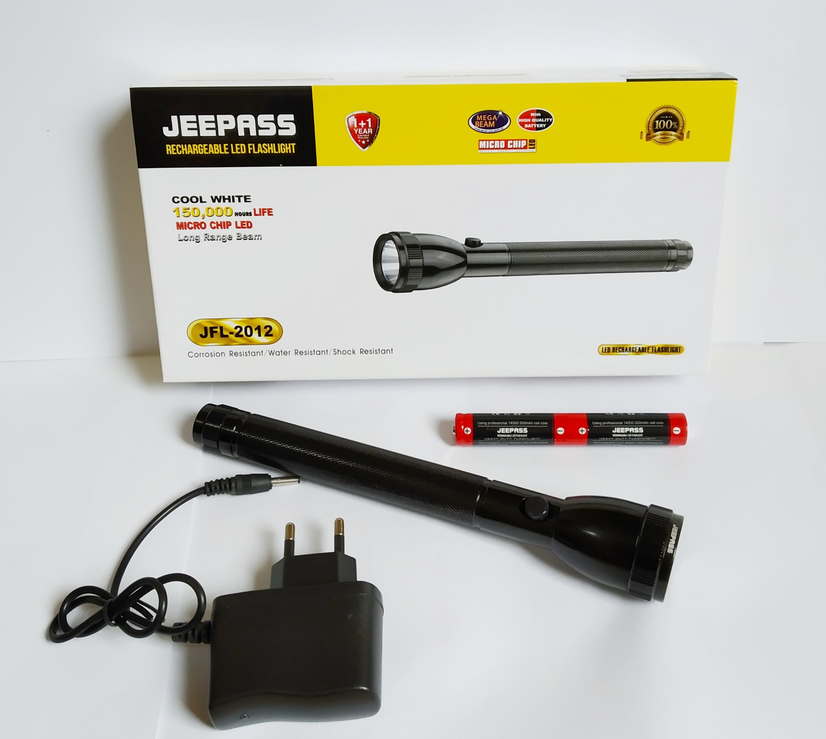 GEPPAS  LED Bulb Rechargeable Flash light