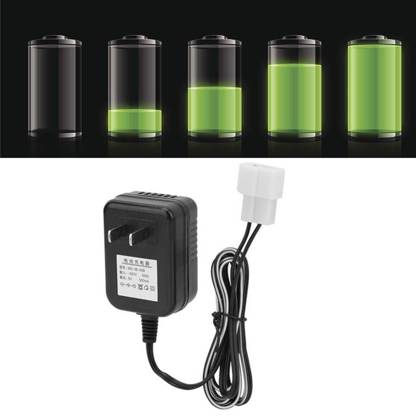 6V 500mA Wall Charger Adapter for Kids Ride On Car Toy GFL