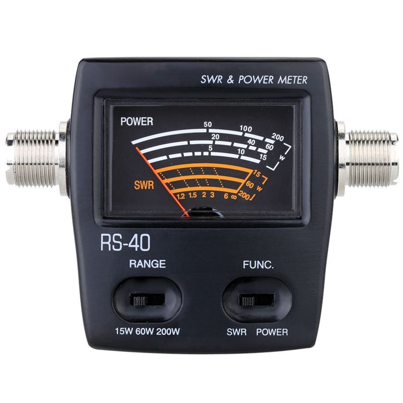 Portable Swr Standing Wave Ratio Watt  Meter For Ham Mobile Vhf Uhf Single Phase Electric Energy Meters