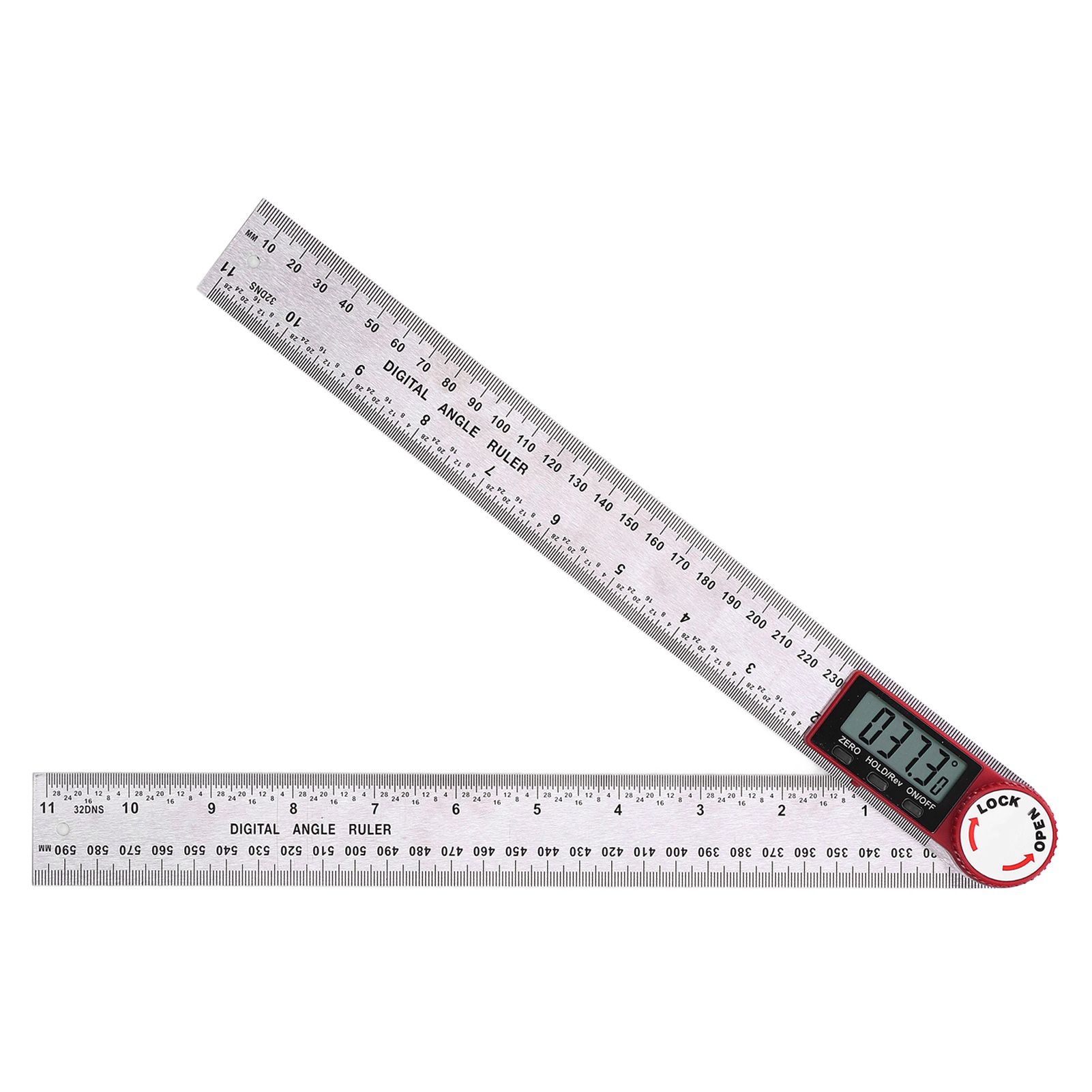 Angle Finder 360° Digital Display Electronic Measuring Ruler for Woodworking New