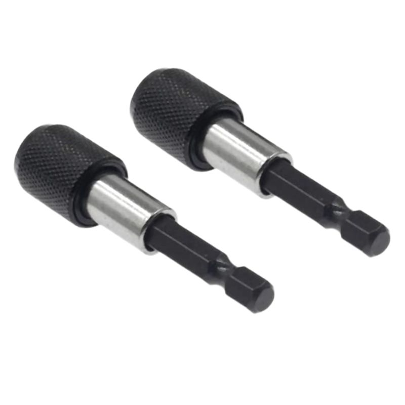 1/4 Inch Impact Drive Shank Chuck Quick Connect Adapter for Hex Bit Drill Heads Change Out Decrease Times with Fast Bit