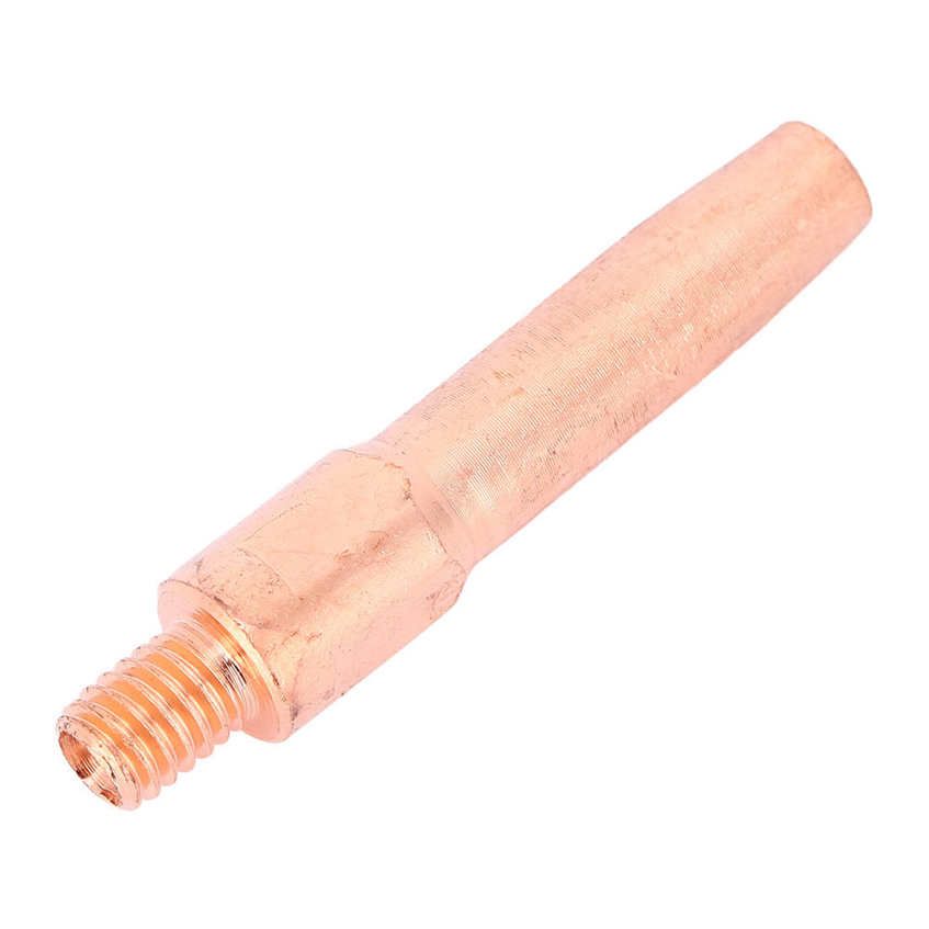Welding contact tips 10 pieces L45 MIG welding torch Red copper-conducting nozzle for machine