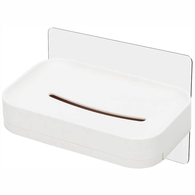 Soap Dish Creative Wall Mounted Soap Box Tray Holder for Bathroom Kitchen Drains Water Extends Soap Life