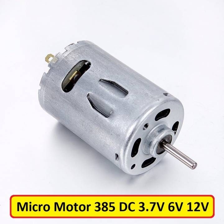 Micro Motor 385 DC 3V 6V 12V For RC Toy Car Boat Electric Motor Bicycle Cordless Drill Vacuum Cleaner Household Hair Dryer Electric