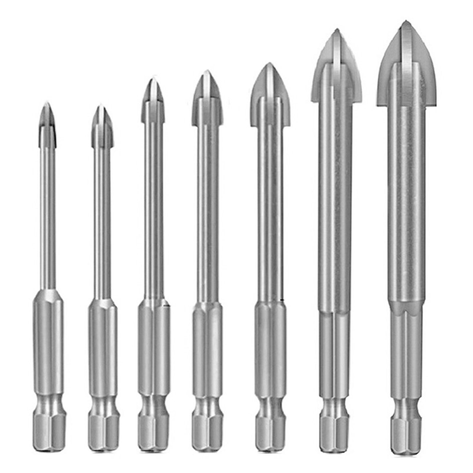 Tip Drill Bit Low Resistance Practical Cross Triangle Drill Bit