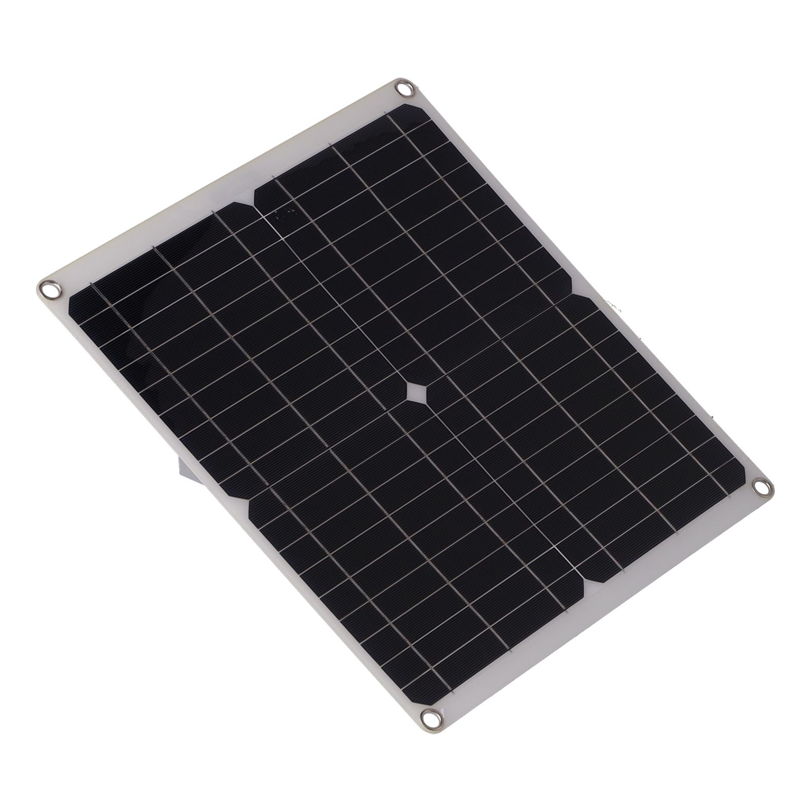 20W 18V Solar Cell Panel Charger Kit For Car Boat Charging Tool ZI