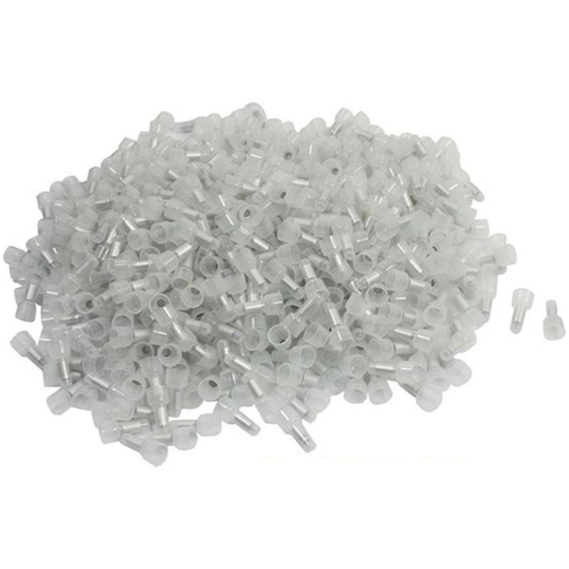 1000 Pieces of Transparent Protective Closed End Wire Crimp Connector Cover