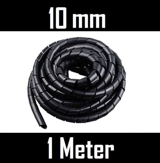 Spiral Wrap Sleeving Tube 6/10/16mm Flame Resistance Cable Protective Sleeve (1 Meter) - Multi Plug - Multi Plug