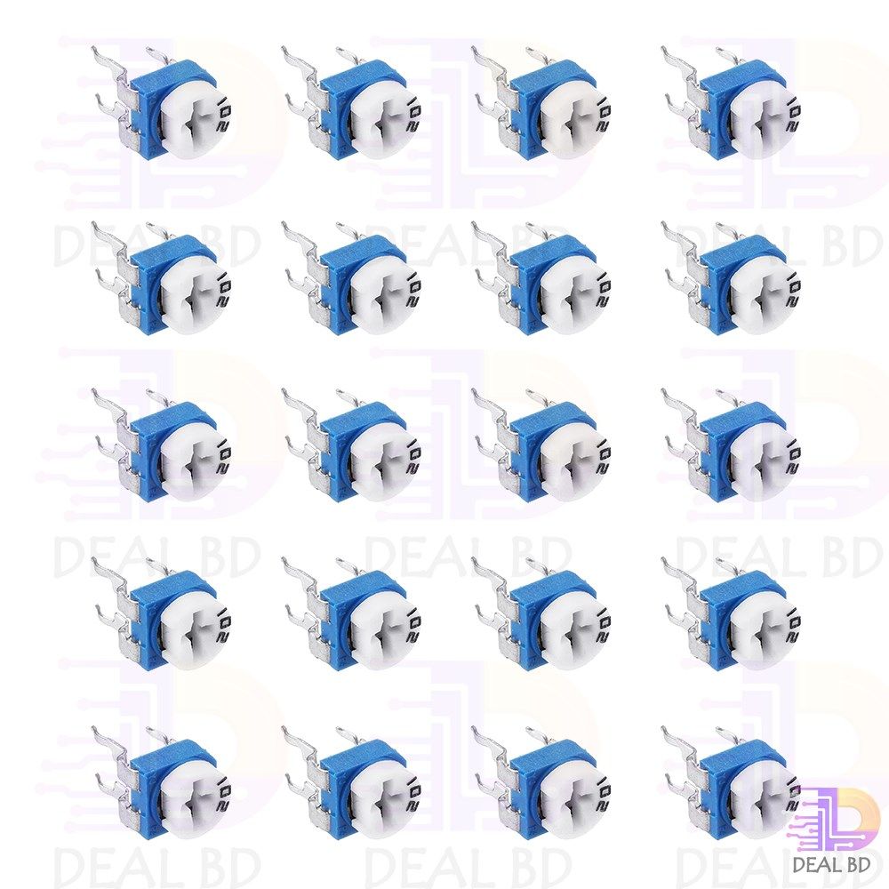 TrimPot 1K(102) Ohm Variable Resistor 6mm-10Pcs