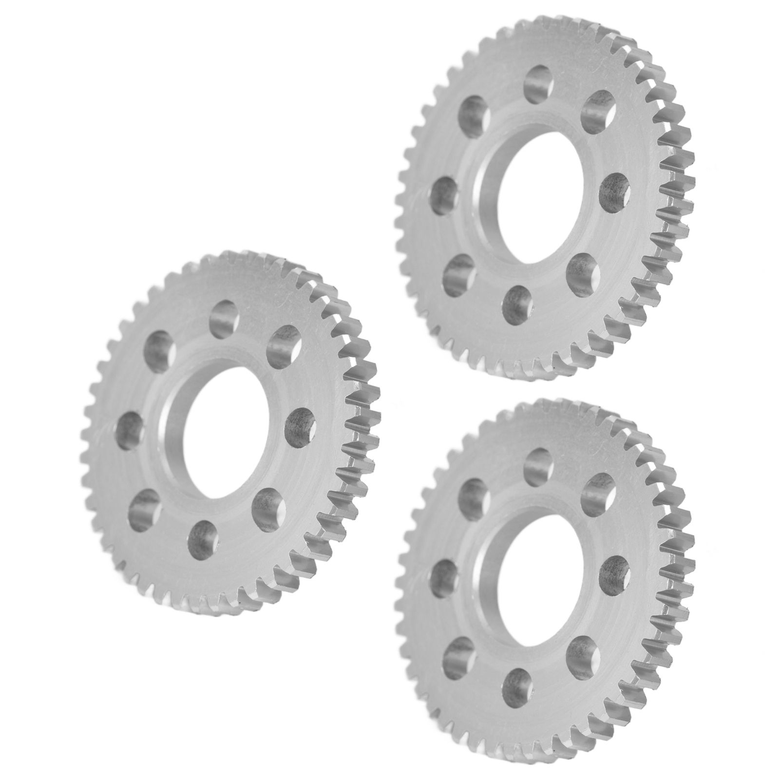 Buy Ying 3Pcs Spur Gear 8 Holes Aluminium 4mm Thickness 14mm Centre Hole 0.8 Module Set Kit