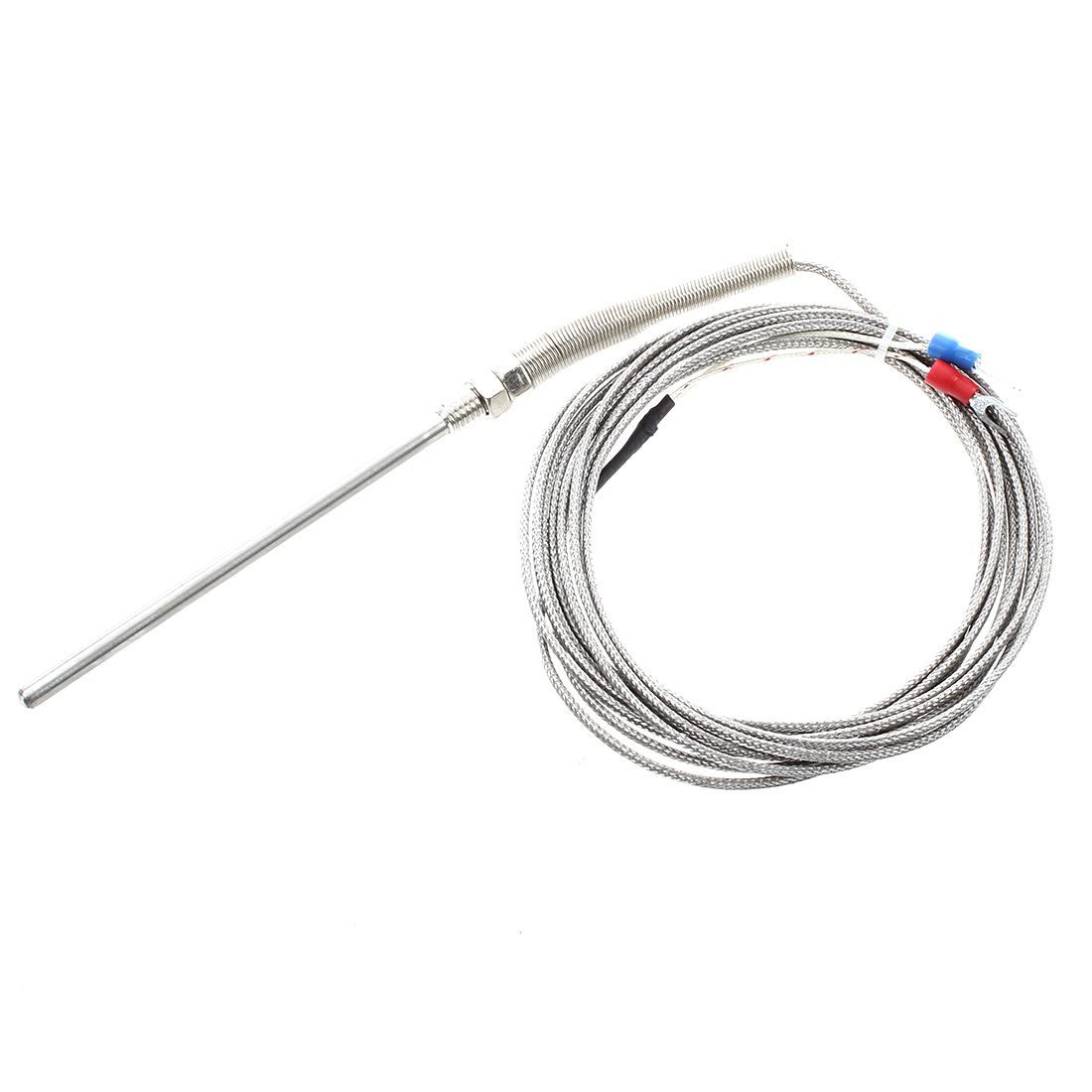 Thermocouple , 3m/10ft Stainless Steel Probe K type Sensors Temperature Thermocouple