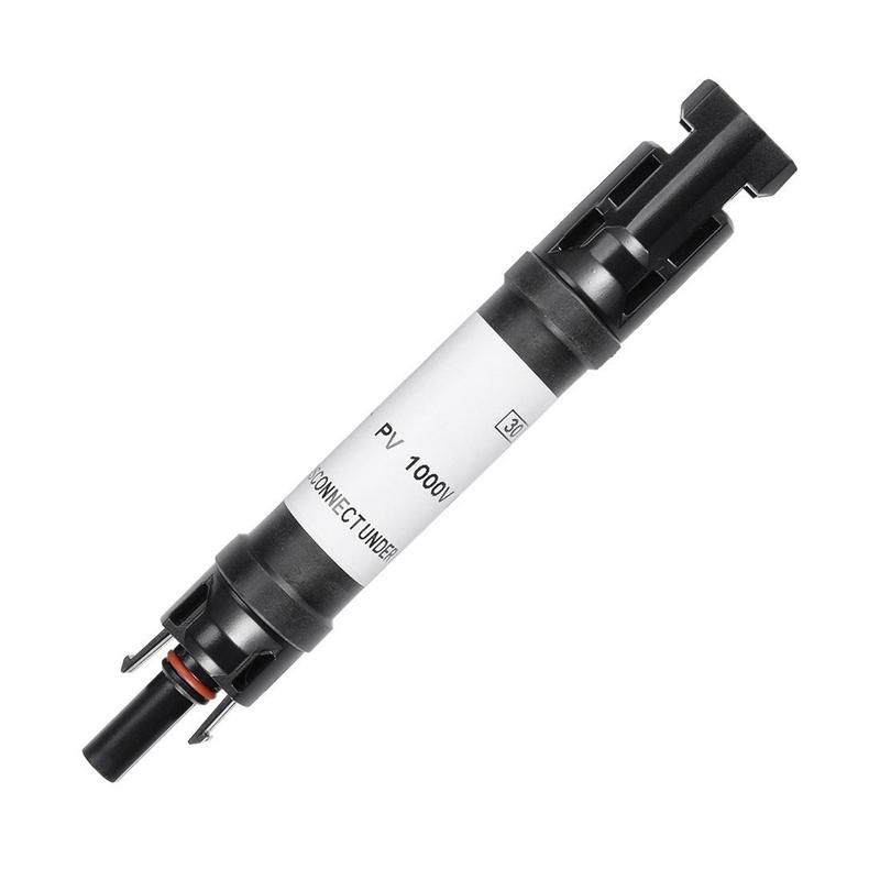 1000V 30A MC4 Male/Female Solar Panel Cable Fuse Photovoltaic Connectors