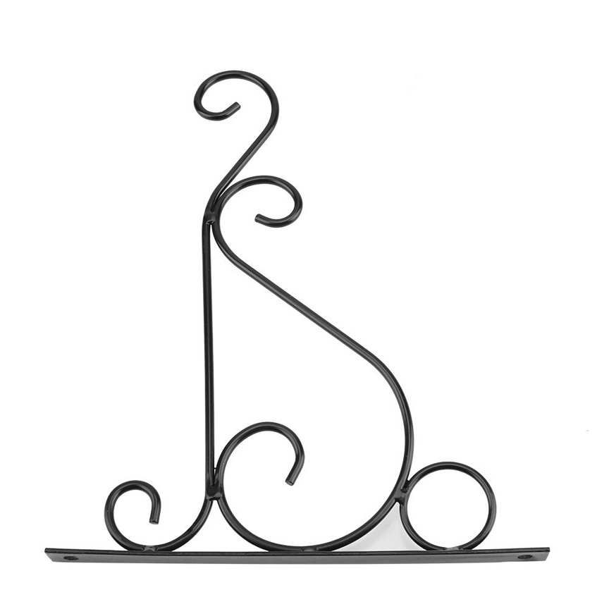 Hanging Bracket Hanger Iron Durable for Wind Courtyard Decor Flower Balcony