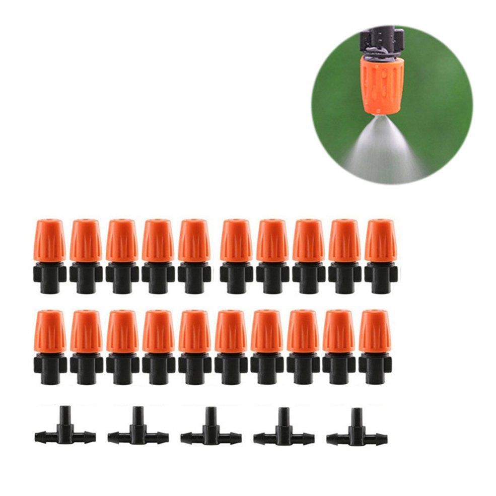 Landscape Garden Irrigation System 4/7 Hollow Capillary Drip Irrigation Set YT4720-20M