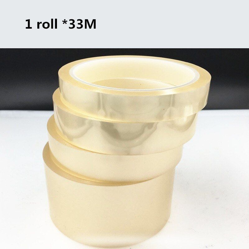 33M * roll PET transparent tape electroplating circuit board automotive paint high temperature insulated transparent tape