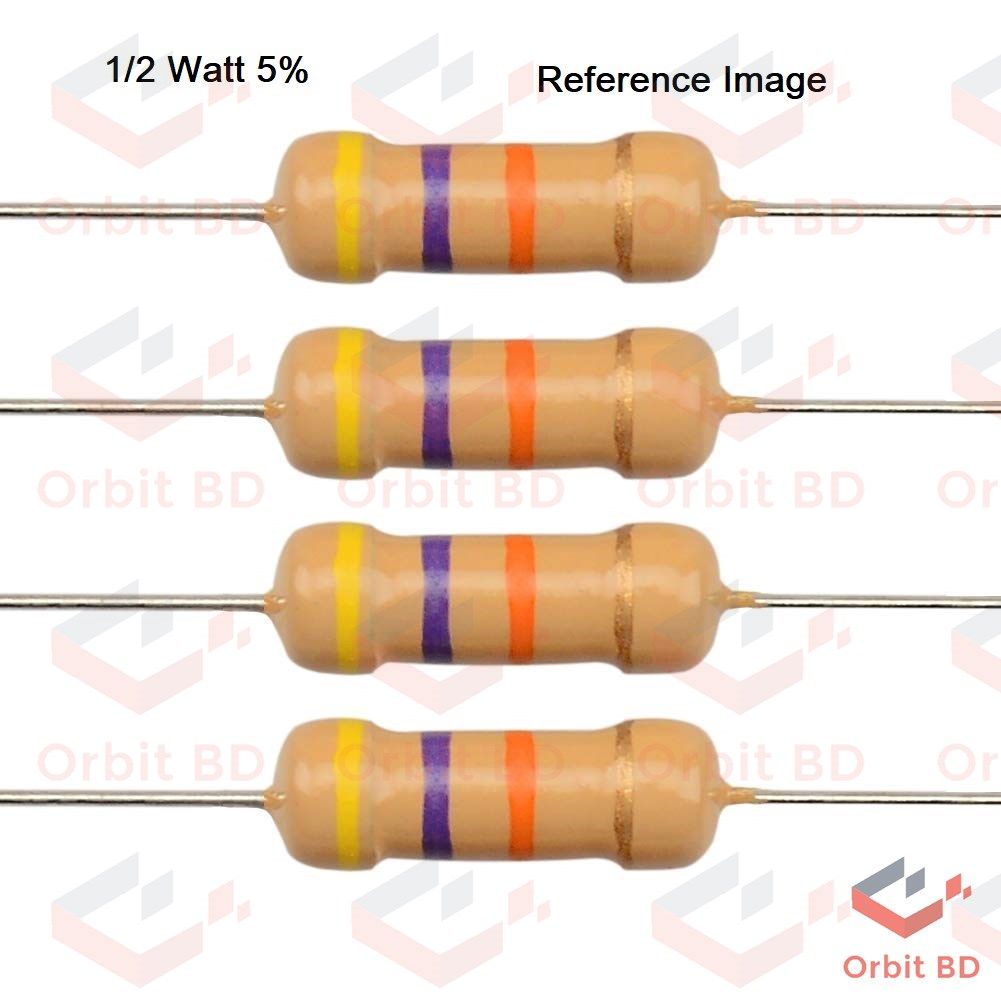 1/2W Carbon Film Resistor 8.2K Ohm 5%-50Pcs