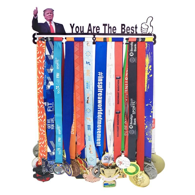 Spare parts Sports Race Medal Display Rack Holder iron material Running Swim Medal Hanger