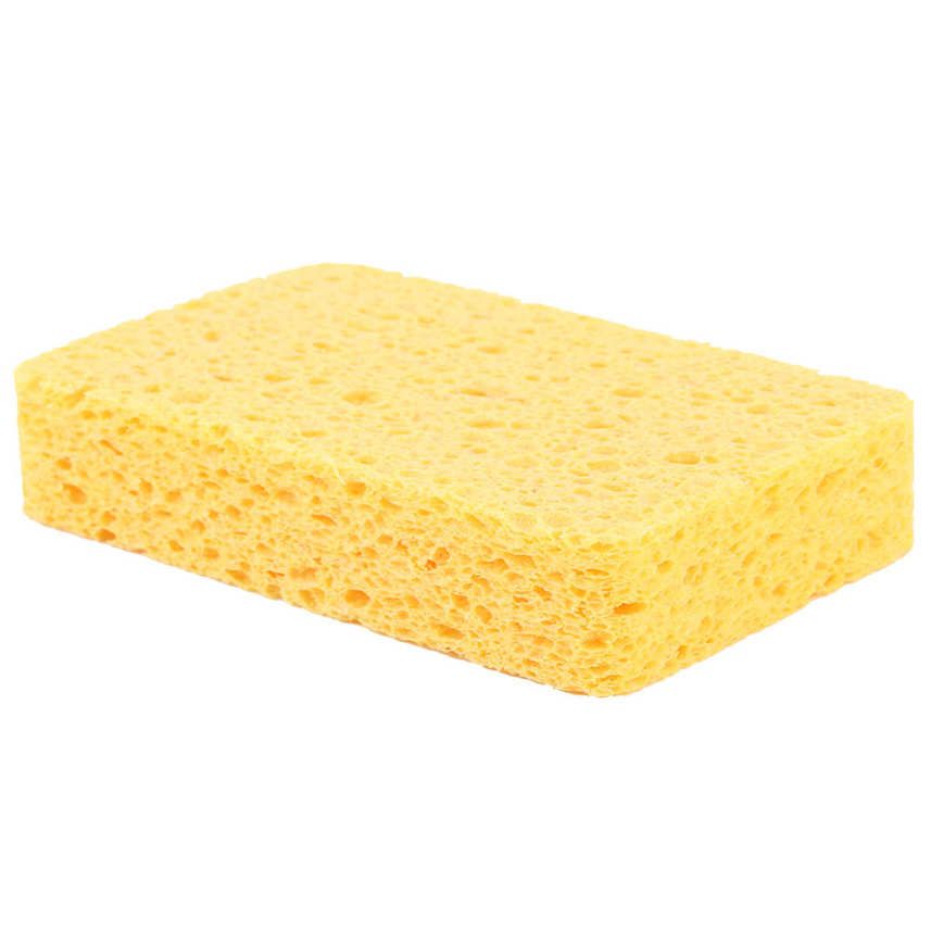 Sponge Cloth 3Pcs Kitchen Dish Bowl Washing Tableware Cleaning Tools Accessory Yellow