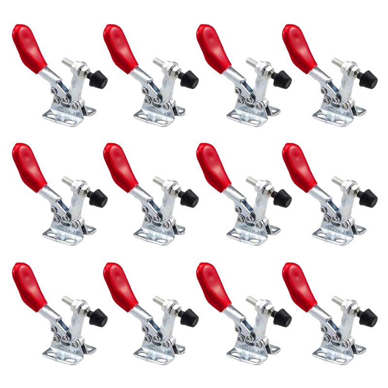 Practical Product 12 Pieces Hand Tool Adjustable Toggle Clamp 201A Heavy Duty Tool