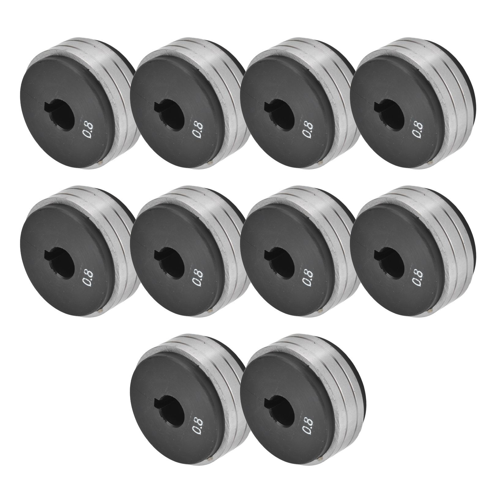 10pcs 0.8-0.8 MIG Welder Wire Feed Drive Roller Roll Parts Kunrled- Grooves