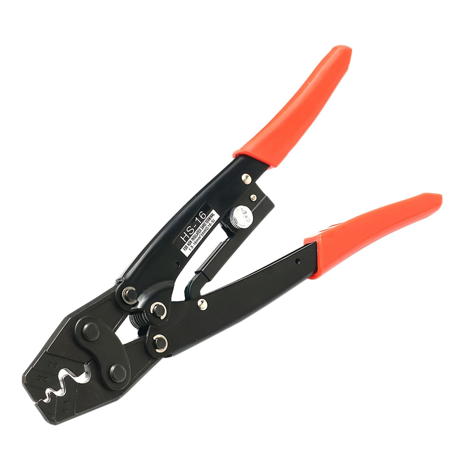 Delicate product Hs-16 Crimping Pliers Cable Lug Crimper Tool Bare Terminal Wire Plier Cutter 1.25-16 Square Millimeter Cutters Cutting Hand Tool