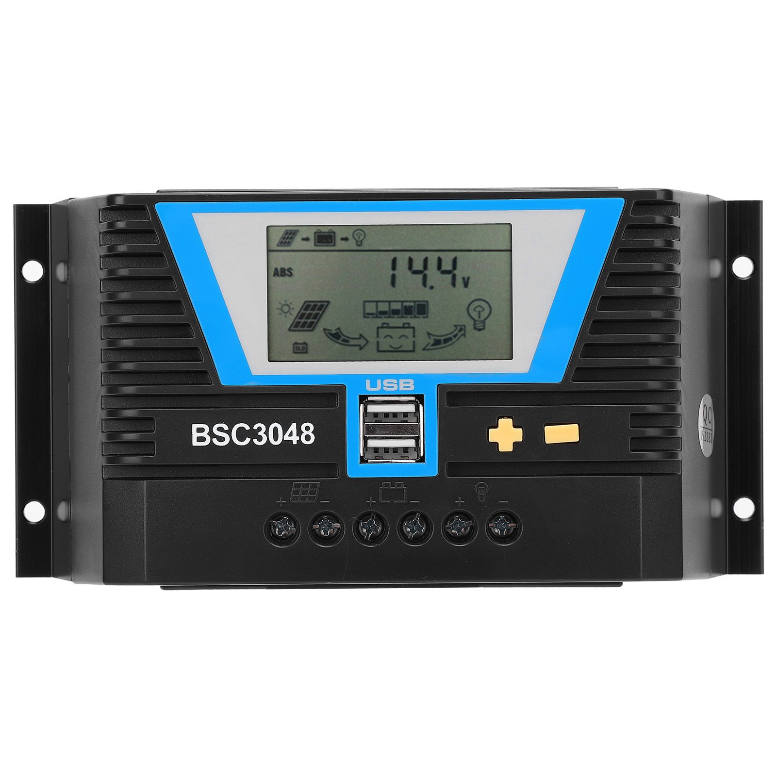 Solar Charge Controller Plastic 12V/24V/36V/48V For Industry