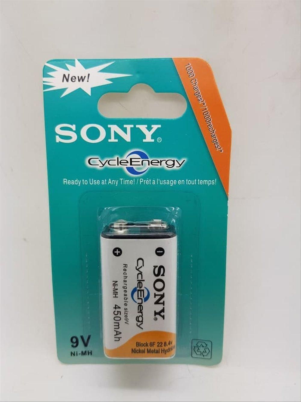Sony 9V Rechargeable Battery 450mAh