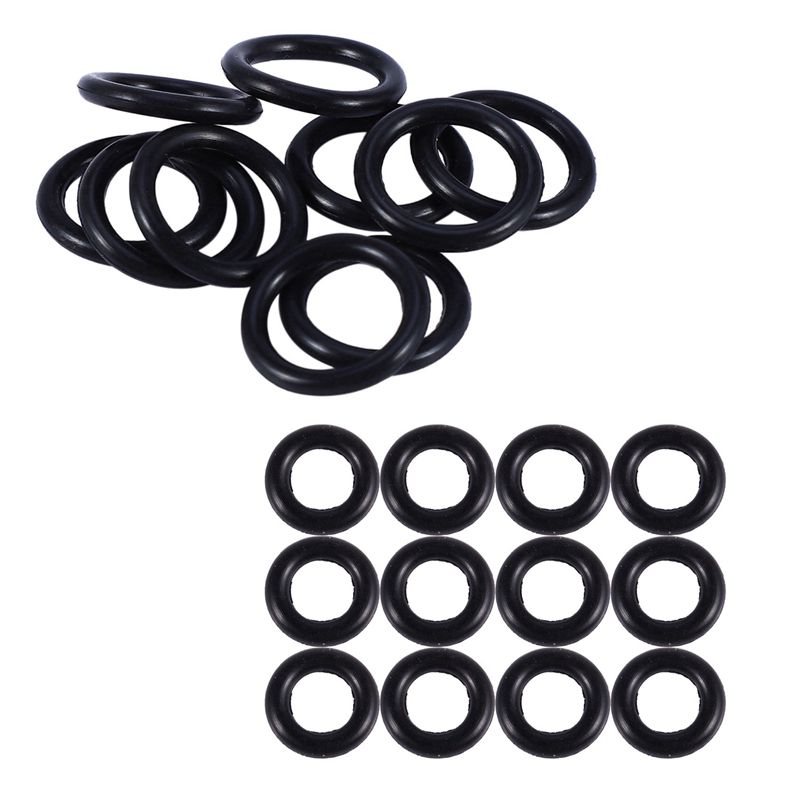 BRADOO- 12pc 9MM x 2.0mm Rubber Seals Oil Seal O Rings & 10 Pcs Black Rubber Oil Seal O Shaped Rings Seal Washers 16 x 12 x 2 mm