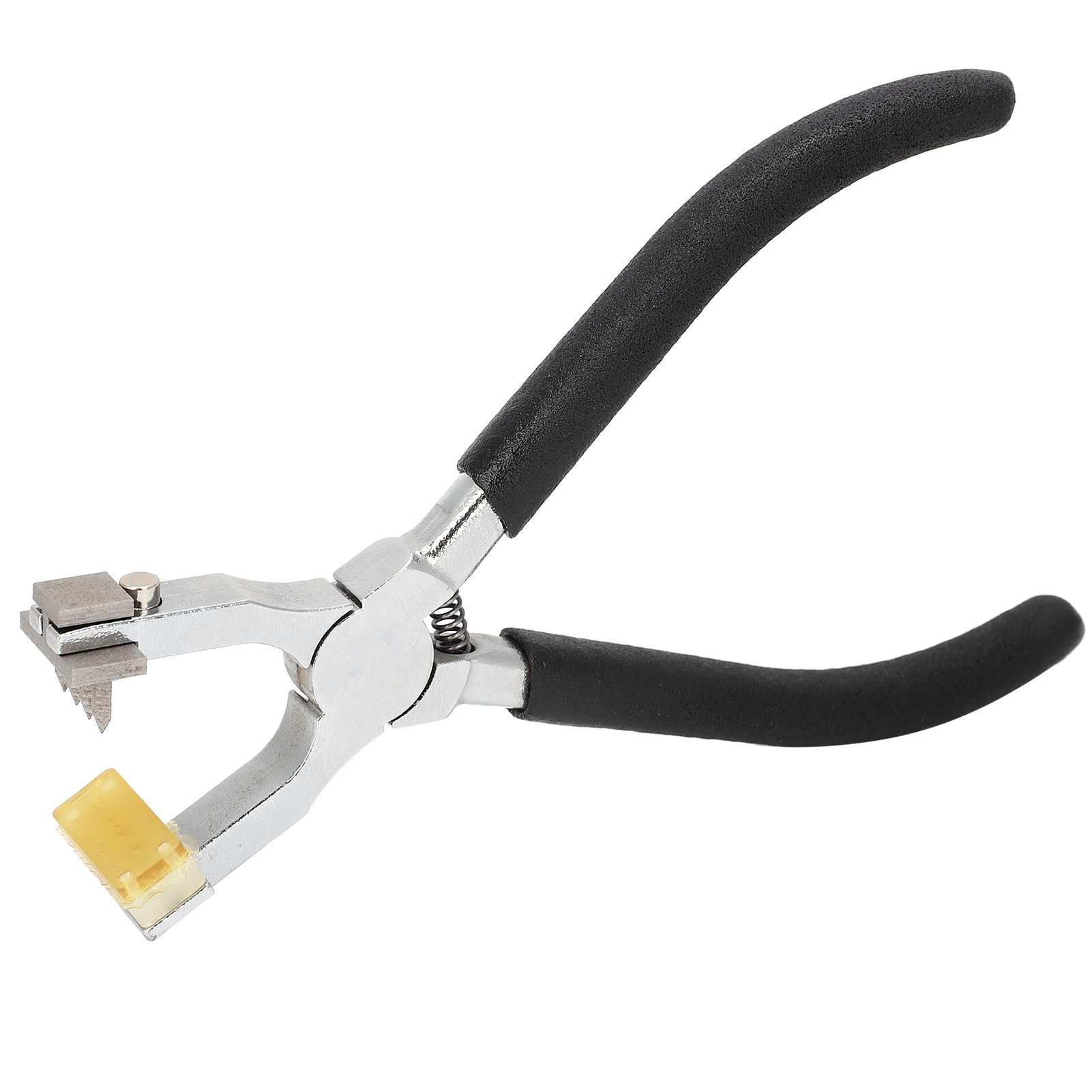 DIY Leather Hole Punch Stainless Steel Flat Mouth Prong Chisel Pliers