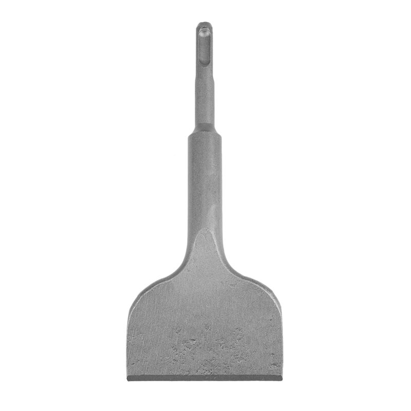 Electric Hammer Chisel Round Shank Two Pits Two Grooves Curved Chisel Shovel Wall Concrete Percussion Drill(180mm)