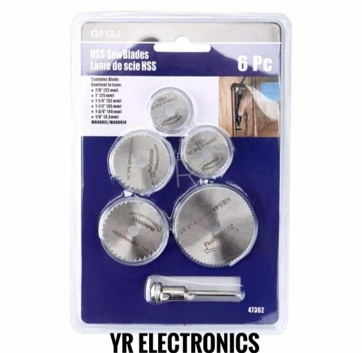 HSS Mini Circular Saw Blades 6Pcs