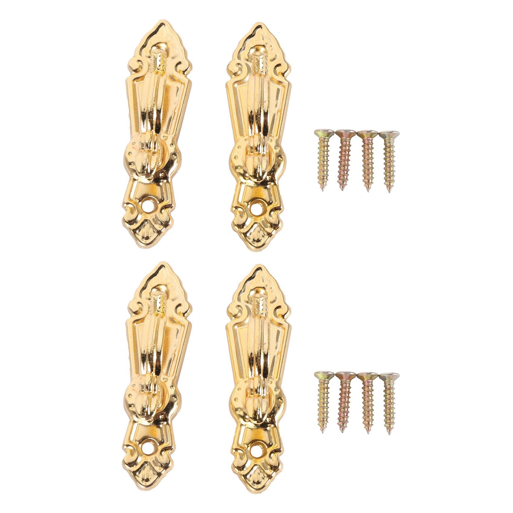 Screw Mount Curtain Tassel Tie Back tieback Wall Hooks 4PCS  Tone