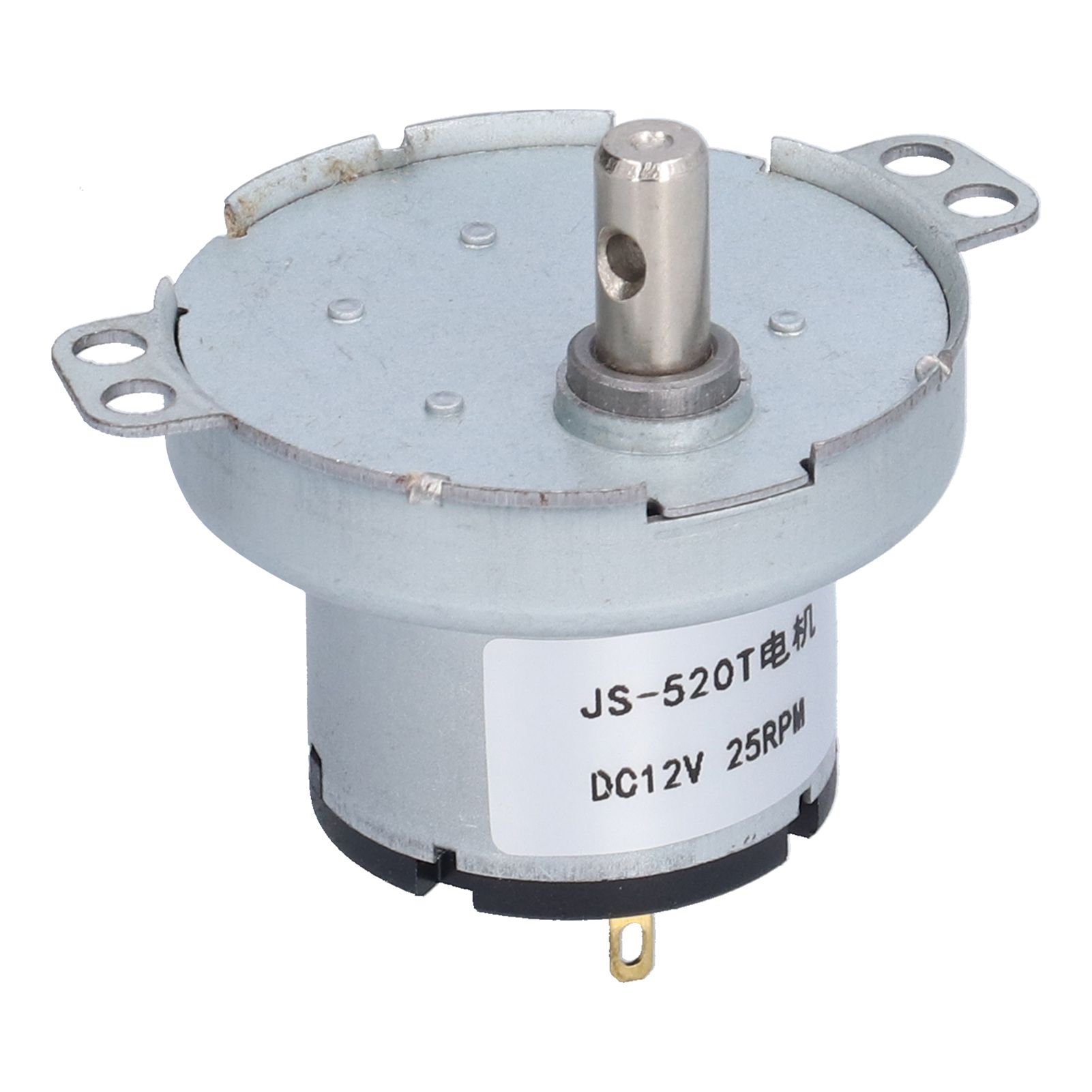 JS‑520T DC12V 25RPM DC Motor Synchronous Gear Reduction CW/CCW